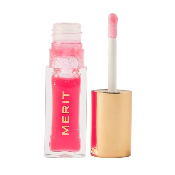 Merit Shade Slick Tinted Lip Oil - Les Deux / Sheer Pink - Picture 1 of 10